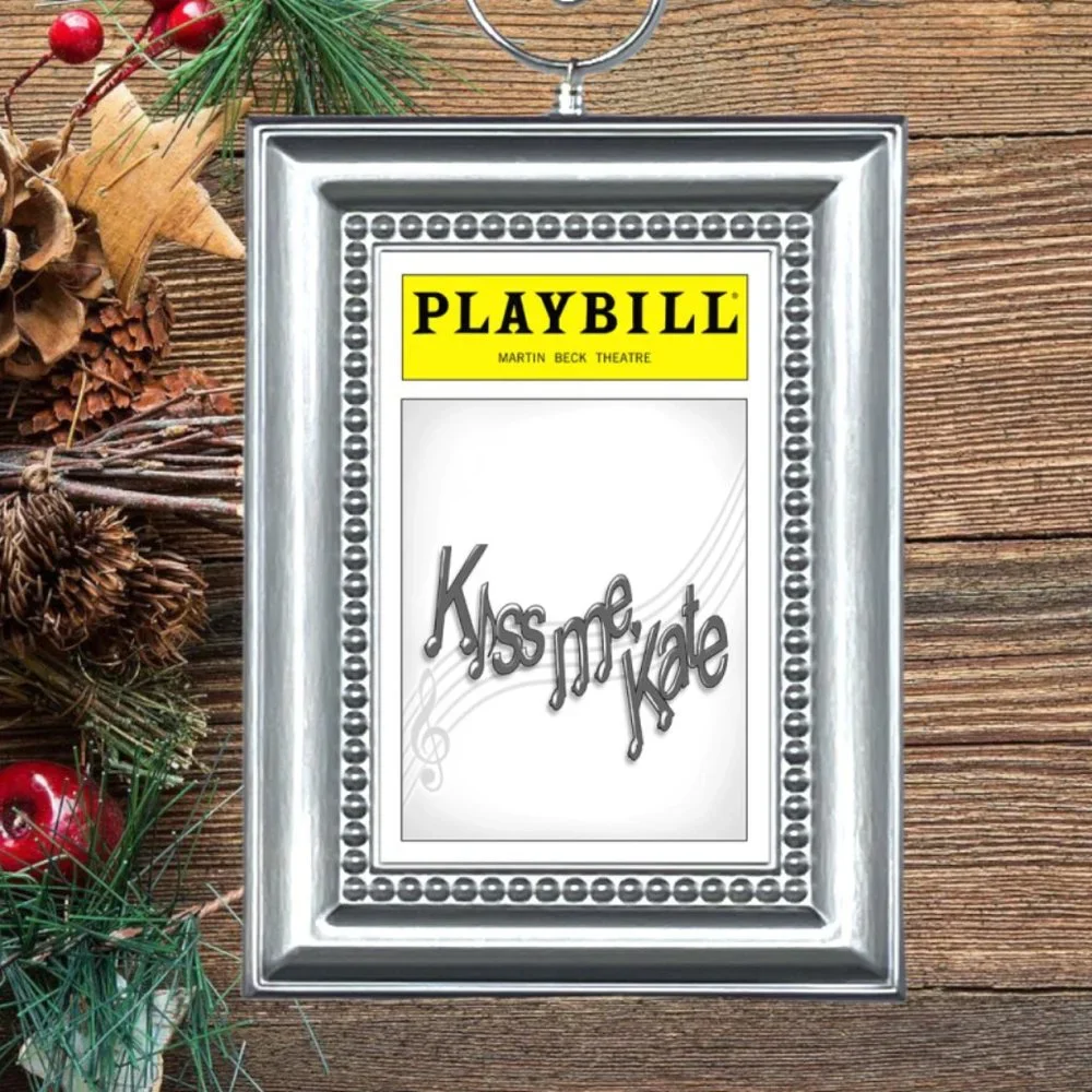 Kiss Me Kate Broadway Musical‎ Playbill Christmas Tree Ornament